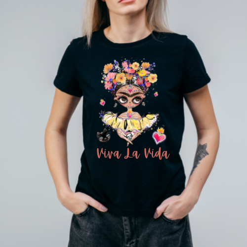 *T-Shirt Frida Kahlo Inspired