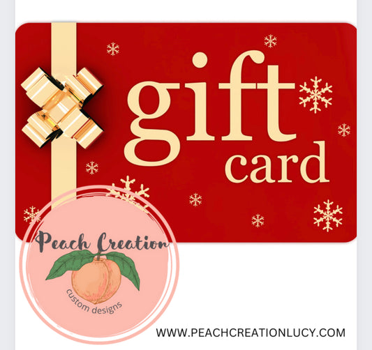 Peach Creation Gift Card